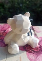Αρκουδάκι οριγκάμι origami για μπομπονιέρα